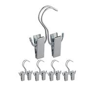 (TG. 5 pz.) Relaxdays Gruccia cinture, Appendi Stivali, Set da 5 Mollette Append