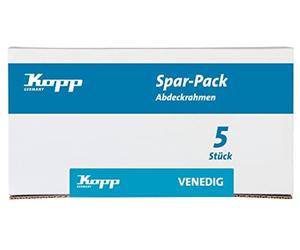 (TG. 5 Stück) Kopp Profipack 400229018 - Mascherina di copertura a 2 scomparti,