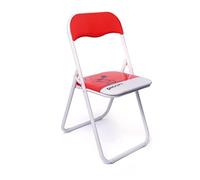 (TG. 5 x 43 x 93 cm) Excelsa 48922 Sedia Snoopy in Metallo, Rossa, 5 x 43 x 93 c