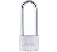 (TG. 50) ABUS 562082 - 64TI/50HB80 Candado Titalium de 50 mm arco extra largo -