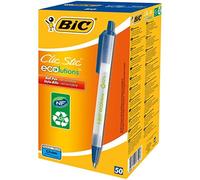 (TG. 50) BIC Clic Stic Blu Clip-on retractable ballpoint pen Medio 50 pezzo(i) -