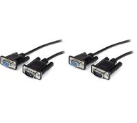 (TG. 50 cm (Confezione da 2)) StarTech.com Cavo seriale diretto RS232 DB9 50 cm