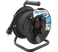 (TG. 50 mÃ¨tres) Electraline 20868125d Serie avvolgicavo 40 m Nero - NUOVO
