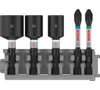 (TG. 50 mm) Bosch Professional 5 pz. di Bit di Avvitamento und Bussole Set (Impa