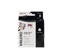 (TG. 50 mm x 1 m) Velcro EC60241 Nastro Extra-Strong, 50 mm x 1 m, Nero - NUOVO