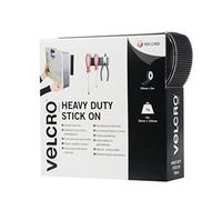 (TG. 50 mm x 5 m) VELCRO Brand Nastro riapribile adesivo 50mm x 5m Nero - NUOVO