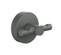 (TG. 50 mm x 65 mm x 53 mm) tesa MOON GREY Gancio per Accappatoio, Per bagni in