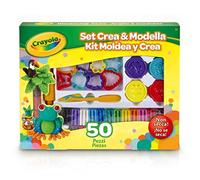 (TG. 50 Pezzi) Crayola Set Crea & Modella Set Crea&Modella per Modellare e Gioca