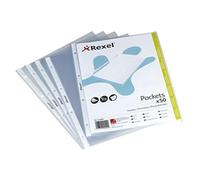 (TG. 50 pezzi) REXEL Buste a perforazione univ. A4 50pz - 224804 - NUOVO