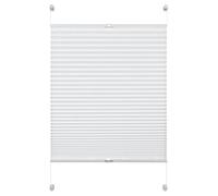 (TG. 50 x 130 cm) Deco Company 23-2002 Easyfix Tenda Plissettata a Due Binari, P