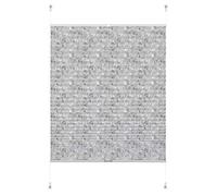 (TG. 50 x 130 cm) Gardinia Easyfix Tenda Plissettata, Opaco, Rullo a Scomparsa,