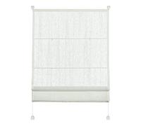(TG. 50 x 140 cm) GARDINIA Tenda romana con morsetto, Trama intrecciata, Traspar