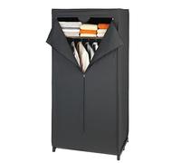 (TG. 50 x 160 x 75 cm) WENKO Armadio Deep Black con ripiano, PEVA, 75 x 160 x 50