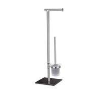 (TG. 50 x 40 x 25 cm) WENKO 20391100 Juego de Pie para El Inodoro Acero inoxidab