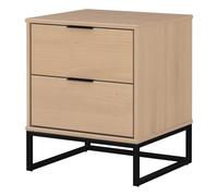 (TG. 50 x 45 x 59 cm) Inter Link - Comodino - Tavolino - Pino massiccio - 2 cass