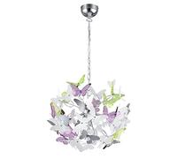 (TG. 50 x 50 x 150 cm) Reality Leuchten Sospensione G9, 28 W, Chrom, 50 x 50