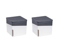 (TG. 500 g (Confezione da 2)) WENKO Deumidificatore Cube 500 g bianco Capacit :