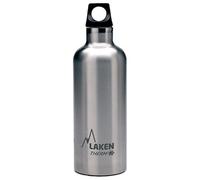 (TG. 500 ml) Laken Futura Thermo, Borraccia, Argento (Plain), 500 ml - NUOVO