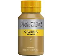 (TG. 500 ml) Winsor & Newton Galeria Colore Acrilico 500ml - Oro - NUOVO