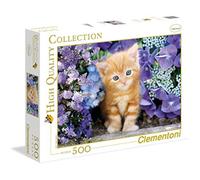 (TG. 500 pezzi) Clementoni- Gattino Rosso High Quality Collection Puzzle, Multic