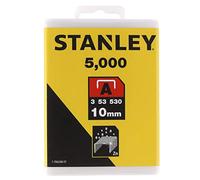 (TG. 5000 pz) Stanley 1-TRA206-5T Graffette Tipo A, 10 mm, Set di 5000 pz - NUOV