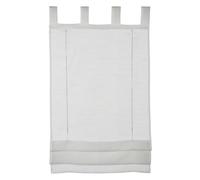 (TG. 50l x 140A cm) GARDINIA Tenda a rullo, Tessuto voile trasparente, Anelli, B