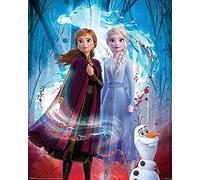 (TG. 50L x 40l cm) Disney Mini Poster, Multi-Colour, 40 x 50 cm - NUOVO