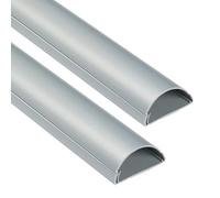 (TG. 50x25mm - 2x 1-metro) D-Line 50x25mm Moulure Décorative en Demi-Cercle, 1M