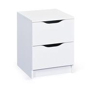 (TG. 50x40x40 cm) Inter Link East Rutherford Cassettiera, Legno, Bianco, 50x40x4