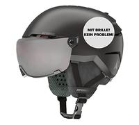 (TG. 51/55 cm) ATOMIC Savor Mirino Jr, Casco Gioventù Unisex, Nero, 51/55 cm -