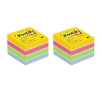 (TG. 51 mm x 51 mm (Confezione da 2)) Post-it Cubo Mini Di Foglietti, Colori Ult