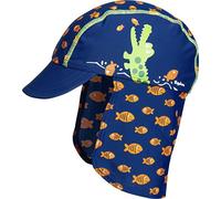 (TG. 51) Playshoes UV-Schutz Mütze Krokodil Cappellopello, Blu (Marine 11), 51