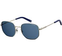 (TG. 51) Polaroid Occhiali da Sole PLD 2081/S/X Pale Gold/Blue 51/19/145 uomo -