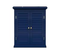 (TG. 51 X 17.8 X 61 cm) Elegant Home Fashions Armadietto Murale Blu Navy Porte L