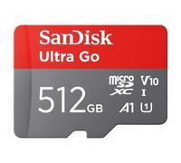 (TG. 512 GB) SanDisk 512GB Ultra Go scheda microSDXC + adattatore SD (per smartp