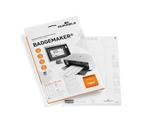 (TG. 52/104 x 100 mm) Durable 145802 - Badgemaker, Cartoncini Inserto per Portan