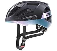 (TG. 52-57 cm) uvex Gravel x, Casco da Bicicletta Unisex-Adult, Black-Flip Flop