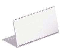 (TG. 52 x 100 mm) Durable 805519 - Segnaposto da Tavolo in Acrilico, Forma ad L