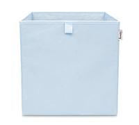 (TG. 52 x 33 x 33 cm) LIFENEY Scatola portaoggetti in tinta unita blu chiaro, sc