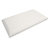 (TG. 52x30 cm) Gewa Panchina per Pianoforte, Velluto, Bianco, 52x30 cm - NUOVO