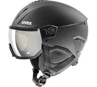 (TG. 53-55 cm) uvex instinct visor, casco da sci robusto unisex, con visiera, re