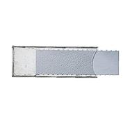 (TG. 53 x 19 mm) LEITZ Sichtfenster Uni-Schildchen, (B)53 x (H)19 mm, weiÃ?, 50