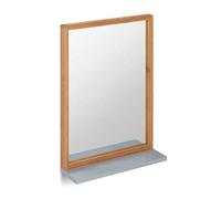 (TG. 54,5 x 38 x 12 cm) Relaxdays Specchio da Parete con Mensola, da Appendere,