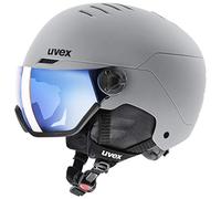 (TG. 54-58 cm) uvex wanted visor, casco da sci robusto unisex, con visiera, rego
