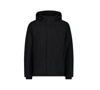 (TG. 54) CMP - Giacca da uomo in softshell con cappuccio removibile, Nero, 54 -