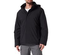 (TG. 54) CMP - Giacca in light softshell da uomo con cappuccio removibile, Nero,