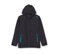 (TG. 54) CMP Zip Hood Jacket With Ventilation, Woman, Antracite, 54 - NUOVO