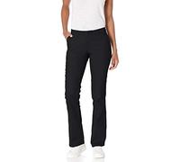 (TG. 54) Dickies Women's Slim Fit Boot Cut Stretch Twill Pant, Black, 24 Regular