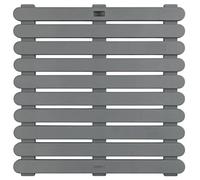 (TG. 55,0 x 55,0 x 0,3 cm) Wenko Stecche di doccia 55 x 55, Plastica, grigio, 55