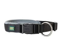 (TG. 55) HUNTER Collare Neopren Vario Plus 50-55 cm, 25 mmNylon Nero/Neopren Gri